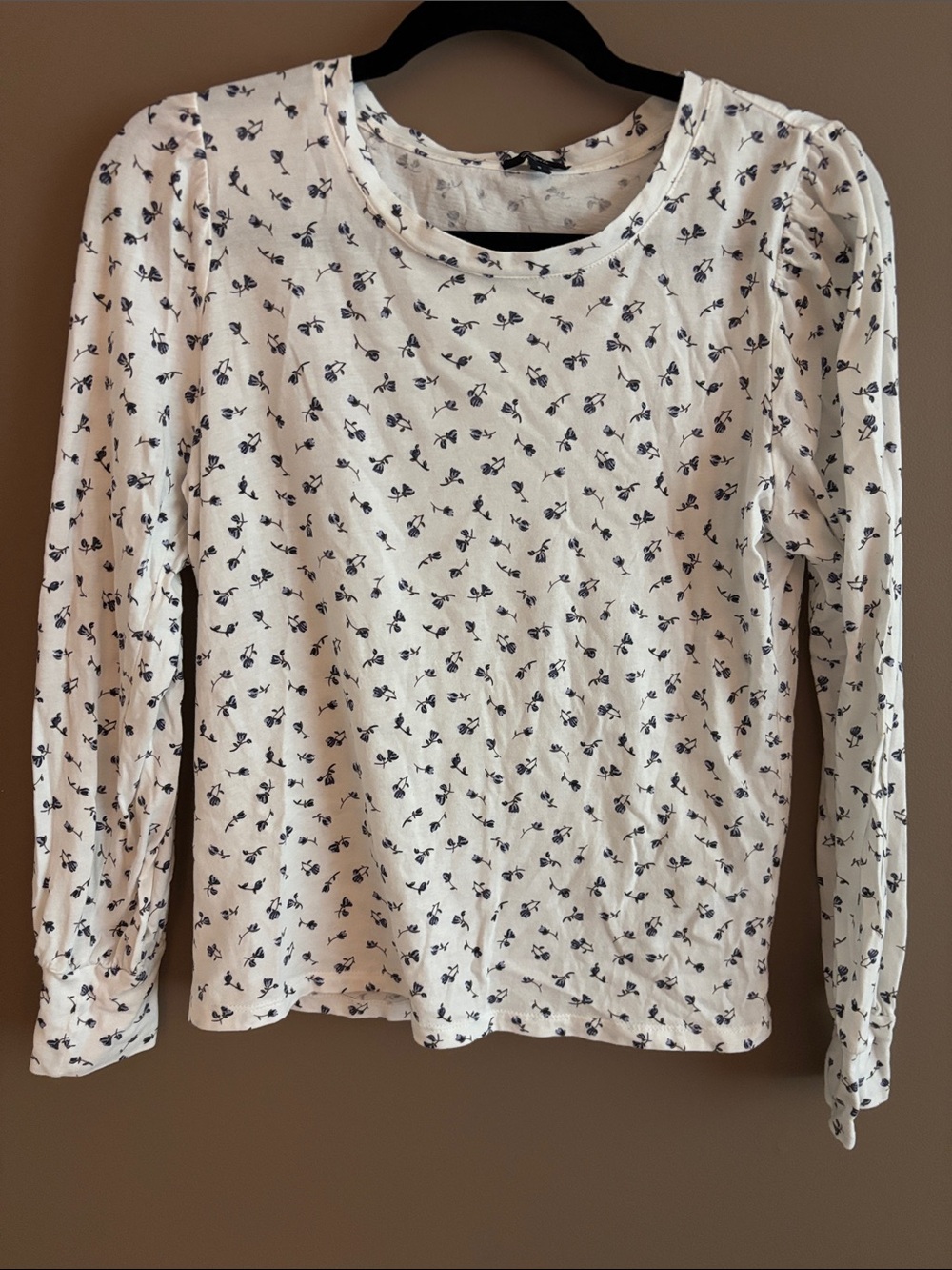 Rails Women’s White Long-Sleeve Floral Print Top